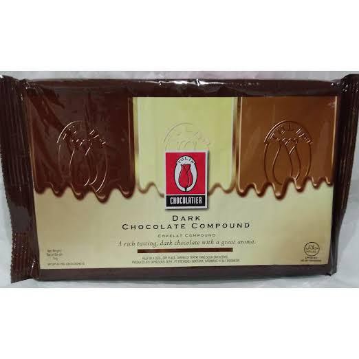 

Murah Tulip Dark Chocolate Compound 1 Kg/ Coklat Tulip 1Kg / Coklat Batangan
