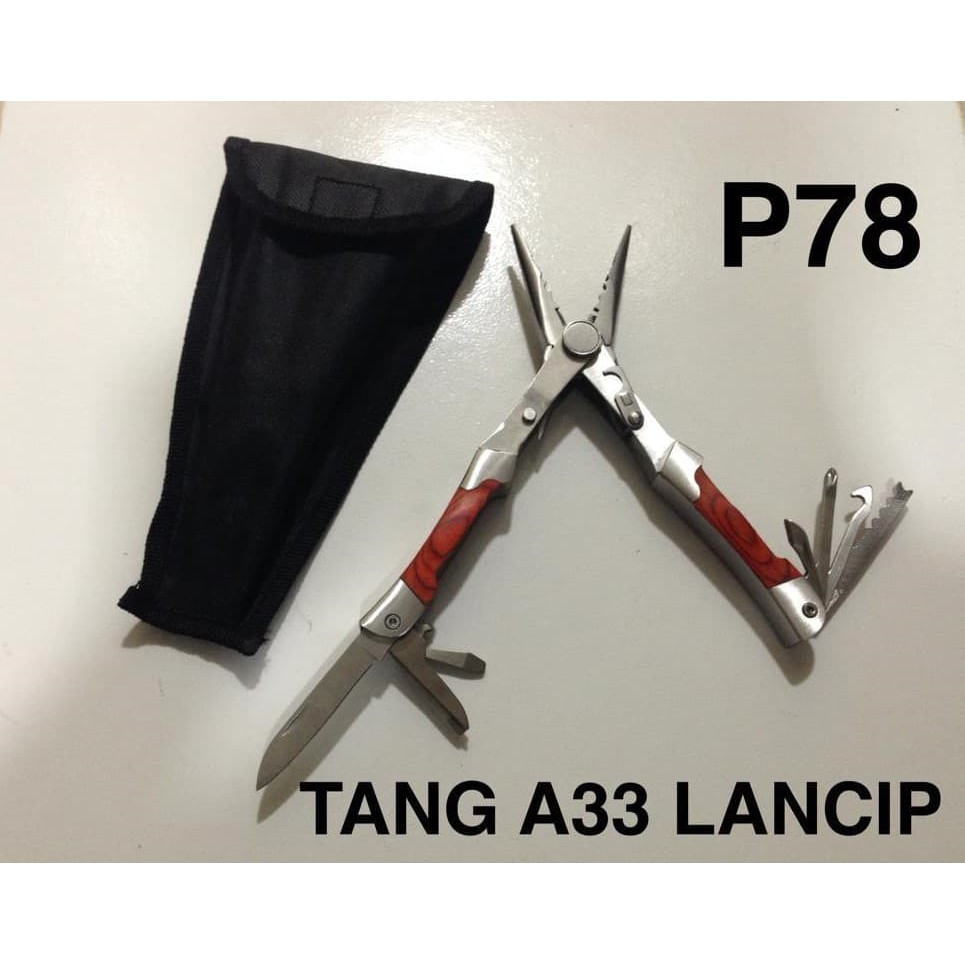 Limited! TANG LIPAT 2 IN 1 MULTIFUNGSI P78 TANG LANCIP A33 SERBAGUNA PERKAKAS