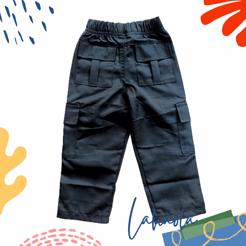 celana panjang chino cargo pant 1-13 tahun unisex