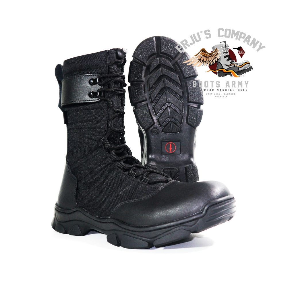 Sepatu pdl titans kulit dopp ASLI TNI Polri satpol pp model ninja titan Original