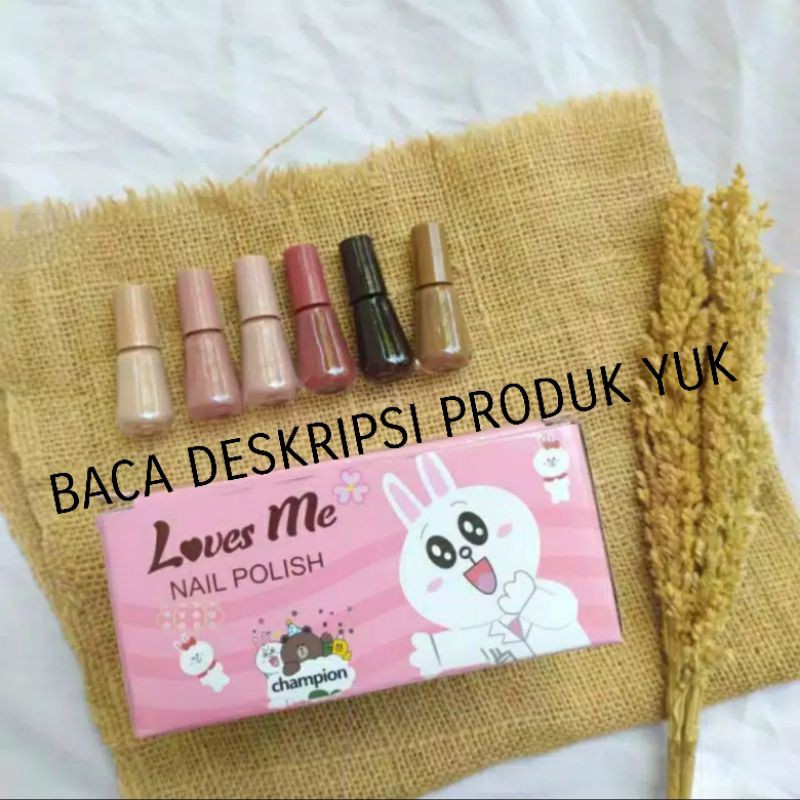 cutek nail polish KUTEK loves me  pewarna kuku BPOM 5966 nude