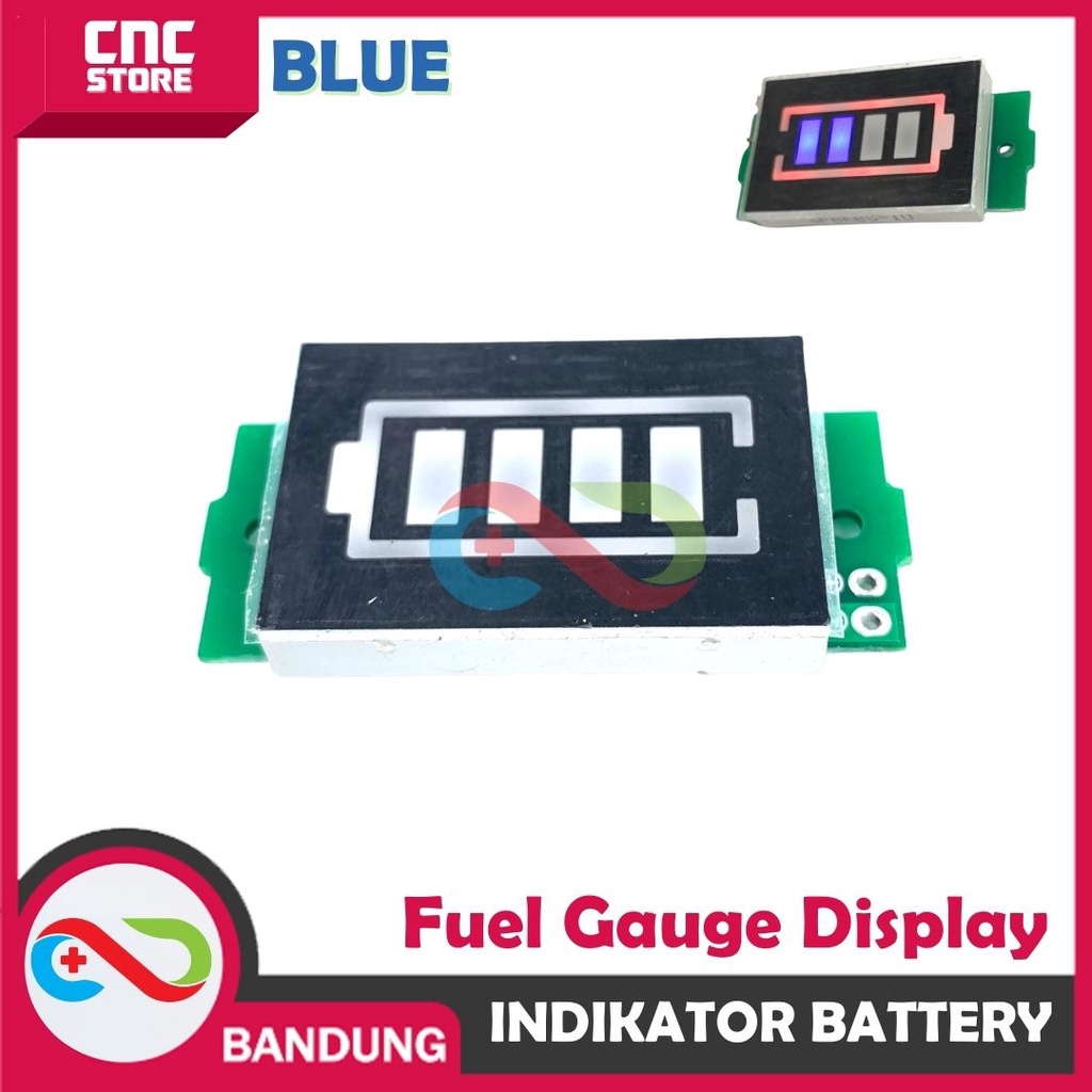 LITHIUM BATTERY FUEL GAUGE DISPLAY MODULE 1/2/3/4/6/7/8S BLUE