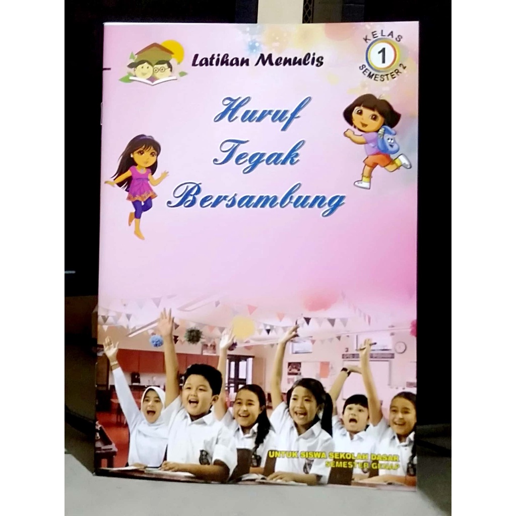 Jual Buku Latihan Menulis Huruf Tegak Bersambung Untuk SD Kelas 1 ...