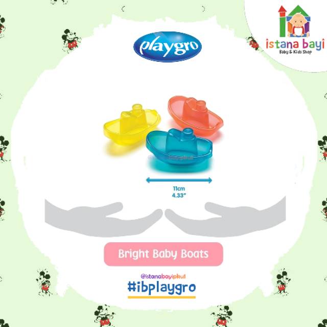 Playgro Bright Baby Boats - Mainan Bayi