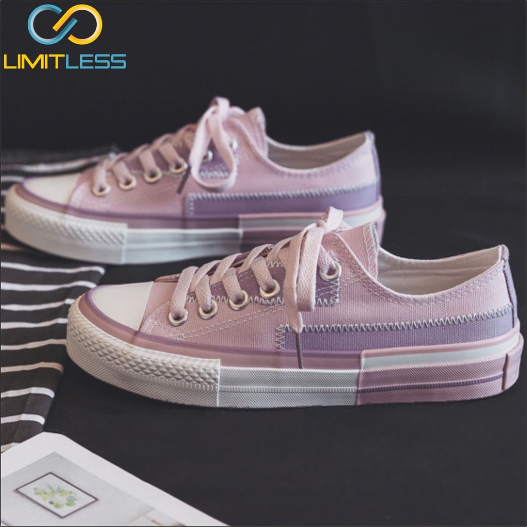 Sepatu Kanvas Wanita Import Sepatu Canvas Bertali Termurah Terlaris Korean Style High Quality