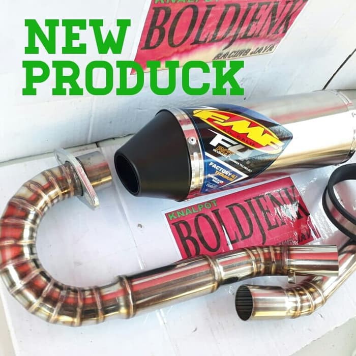 Knalpot racing CRF 150 L KLX150 DTRACKER fmf titan