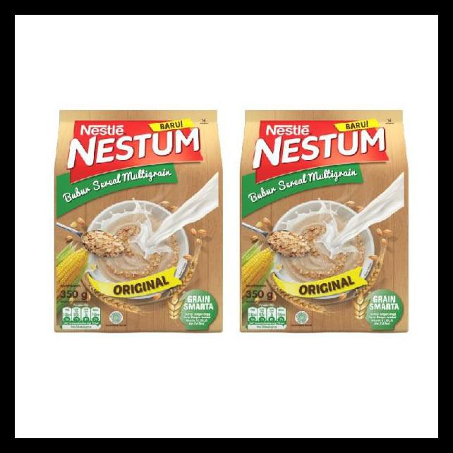 

Promo Nestle Nestum Bubur Sereal Multigrain 350Gram Original 2 Pcs