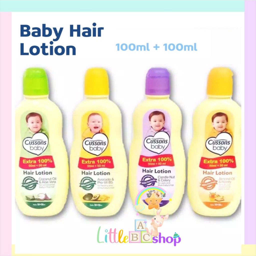 Cussons Baby hair lotion 100ml+100ml / Cussons hair lotion 100ml