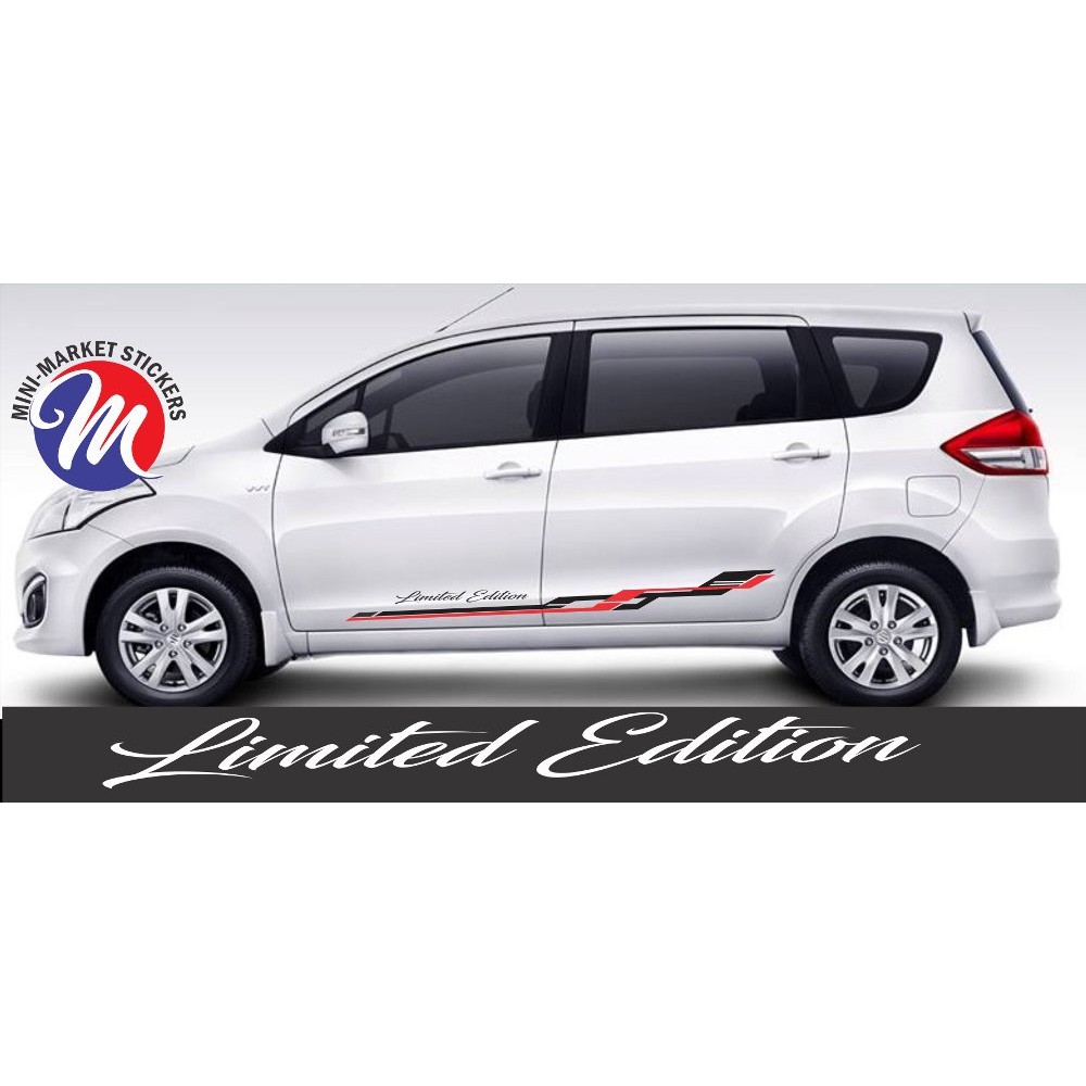 Jual stiker limited edition mobil nissan toyota daihatsu suzuki