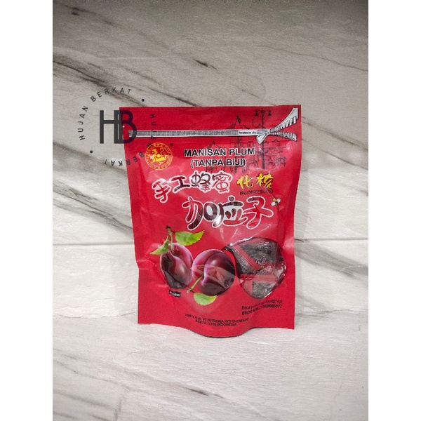 

Manisan Plum Tanpa biji / Permen plum 200gr dan 500gr/ Halal Exp12/2025