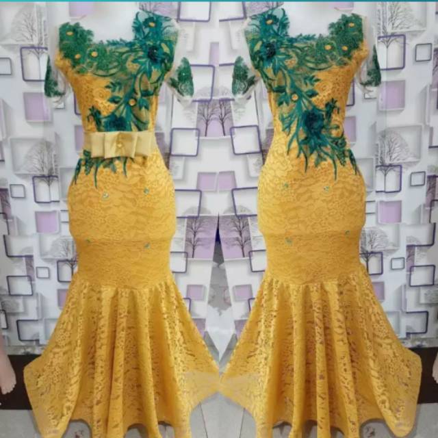 Longdress duyung burkat