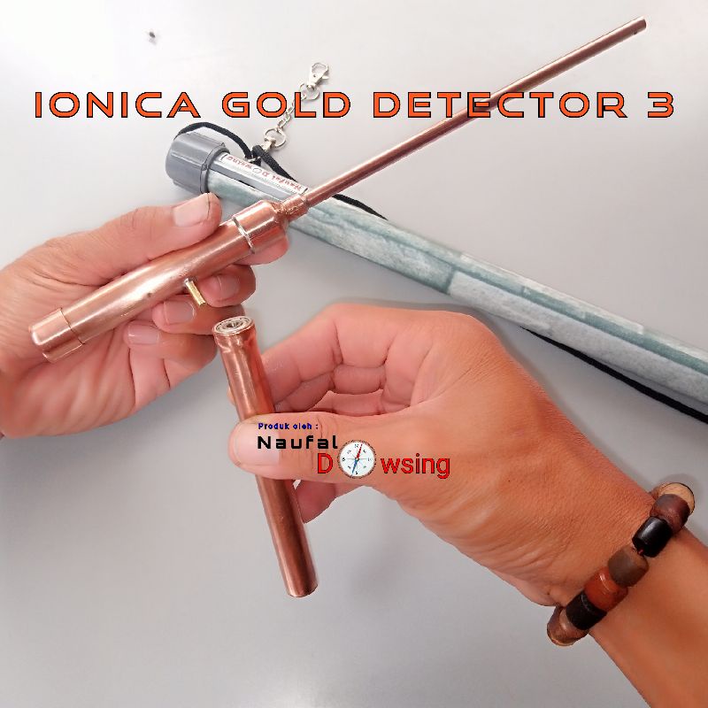Ionica Gold Detector 3, alat bantu deteksi logam atau batuan dalam tanah (metaldetektor,ionika,ionic