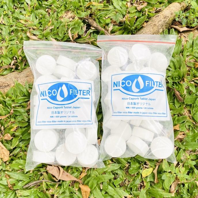 Kaporit Tablet Filter Air . Penyaring Air . Penjernih Air Nico