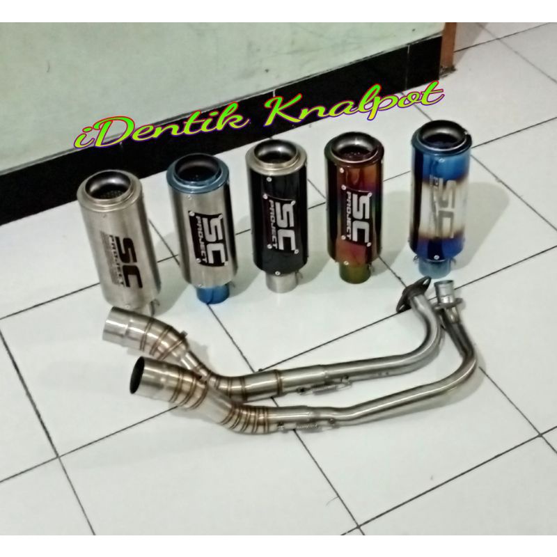Knalpot Racing SC Project NMax Aerox Vario 150 125 110 ADV Scoopy Beat Mio Sporty J M3 Fino Genio