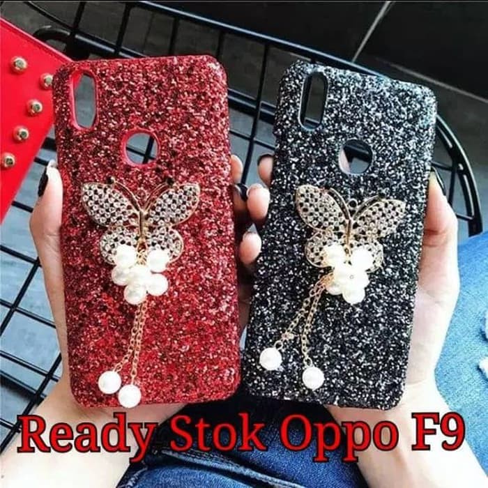 Hardcase Glitter Bling Butterfly Case Casing Samsung Galaxy J2 Prime