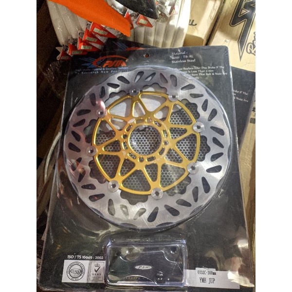 READY DISC PIRINGAN CAKRAM PSM 300 MM GOLD JUPITER Z VEGA FIZ R ORIGINAL NOT TDR MOTO1