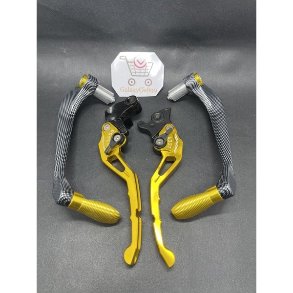 Paket Variasi Proguard Karbon Full CNC + Handle Rem Stelan Vixion Old New bisa