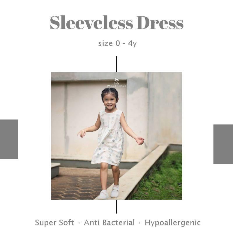 Little Palmerhaus Sleeveless Dress / Dress Anak Perempuan