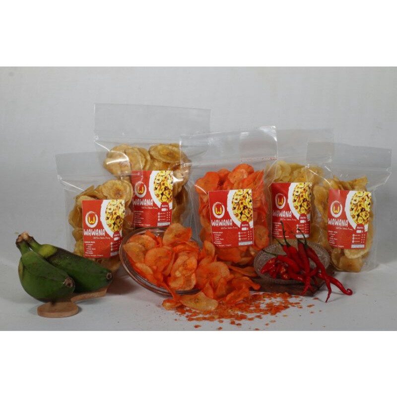 

WAWANA - Paket Hemat Keripik Pisang (Total 4pcs) All Varian