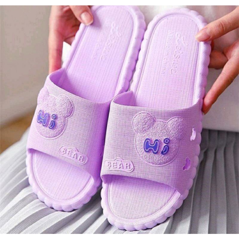 sandal import wanita bahan karet EVA empuk.lembut anti licin 001