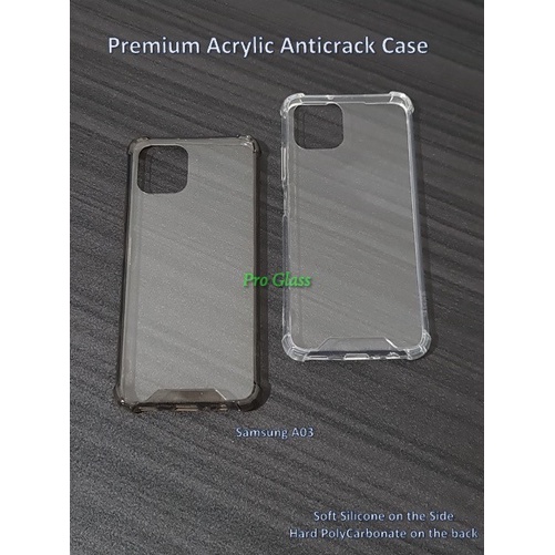 Samsung A03 / A03s / A03 Core Anticrack / Anti Crack / ACRYLIC Case