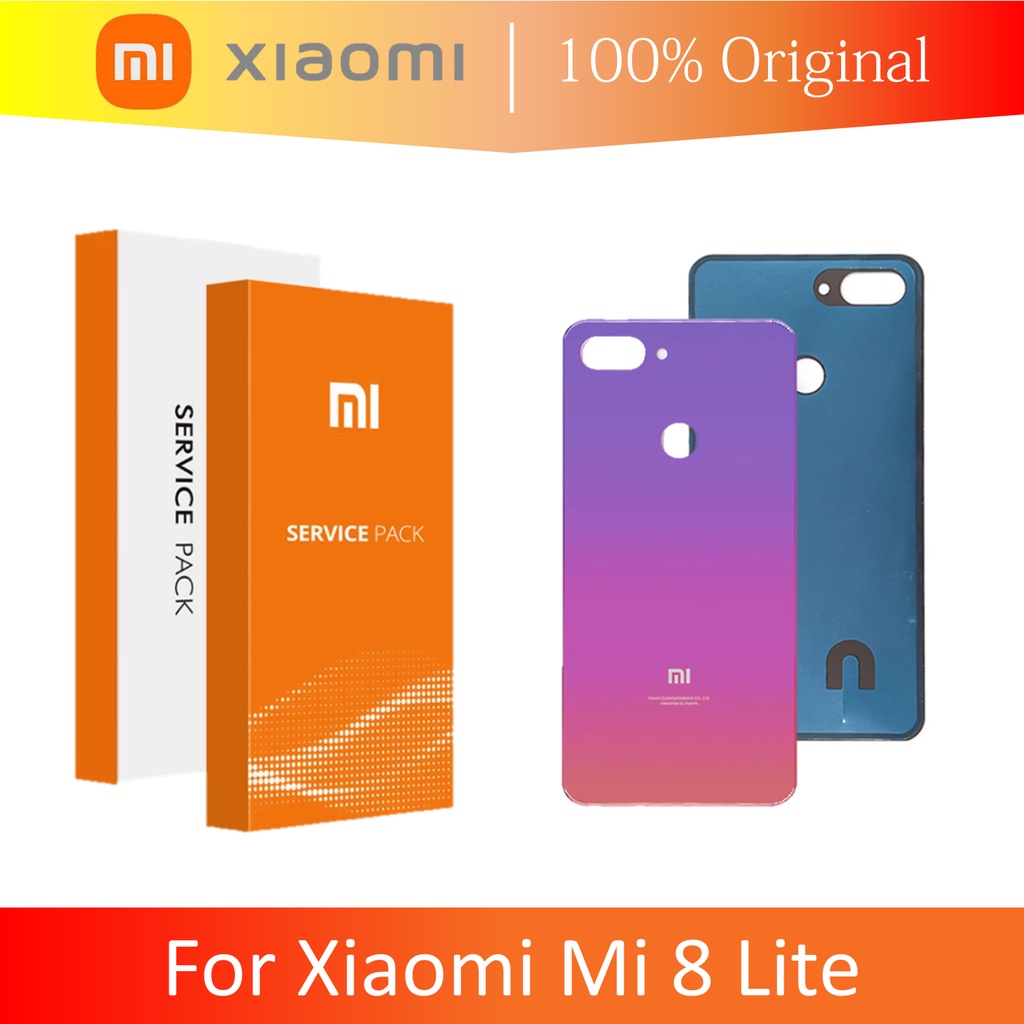 BACKDOOR BACK COVER CASING XIAOMI MI 8 LITE MI8 LITE KWALITAS ORIGINAL