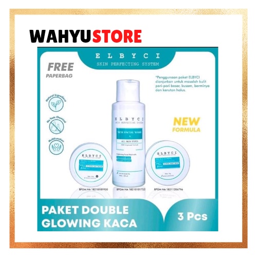 [PROMO] Elbyci paket KACA best seller new pack glowing LBC elbicy original