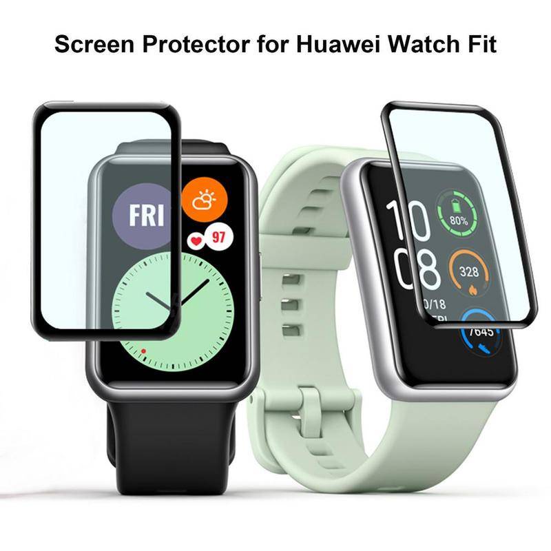 Film Pelindung Layar 3D Full Cover Untuk Huawei Watch Fit 2 Honor Band 6 4 3 Pro