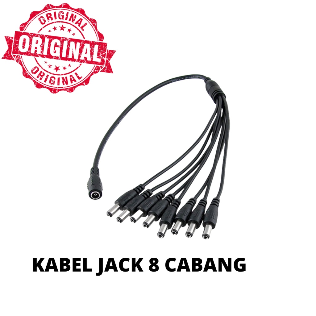 KABEL JACK 8 CABANG CUMI