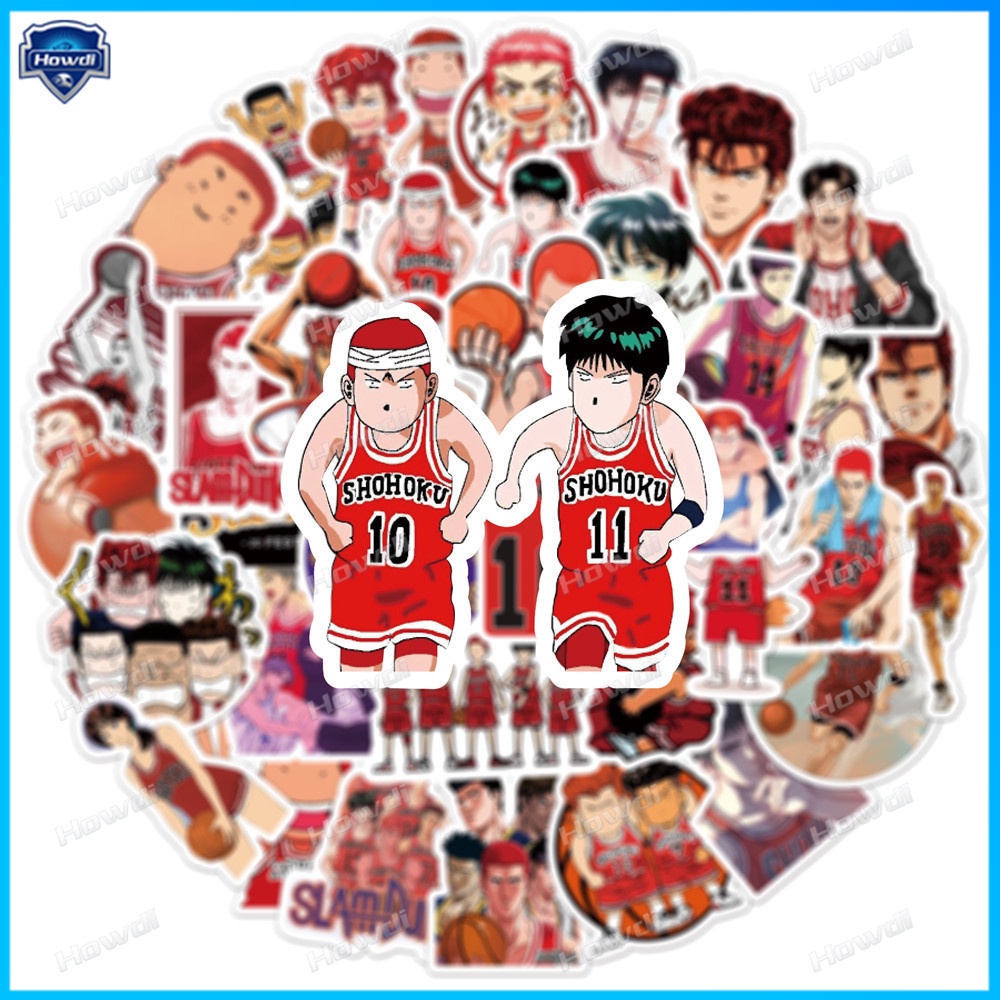 Stiker SLAM DUNK Tahan Air Untuk Helm Motormobil