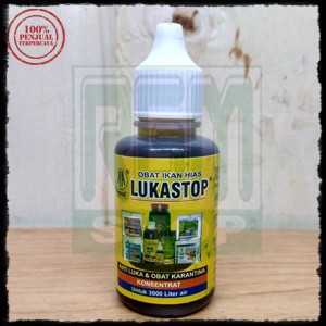 LUKA STOP LUKASTOP 30ml Obat Luka Jamur Cair ikan Hias koi murah