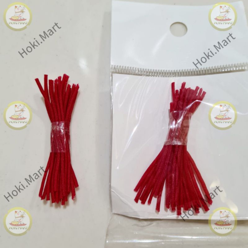 

pita merah ujung tegek 5cm isi 20 pcs original