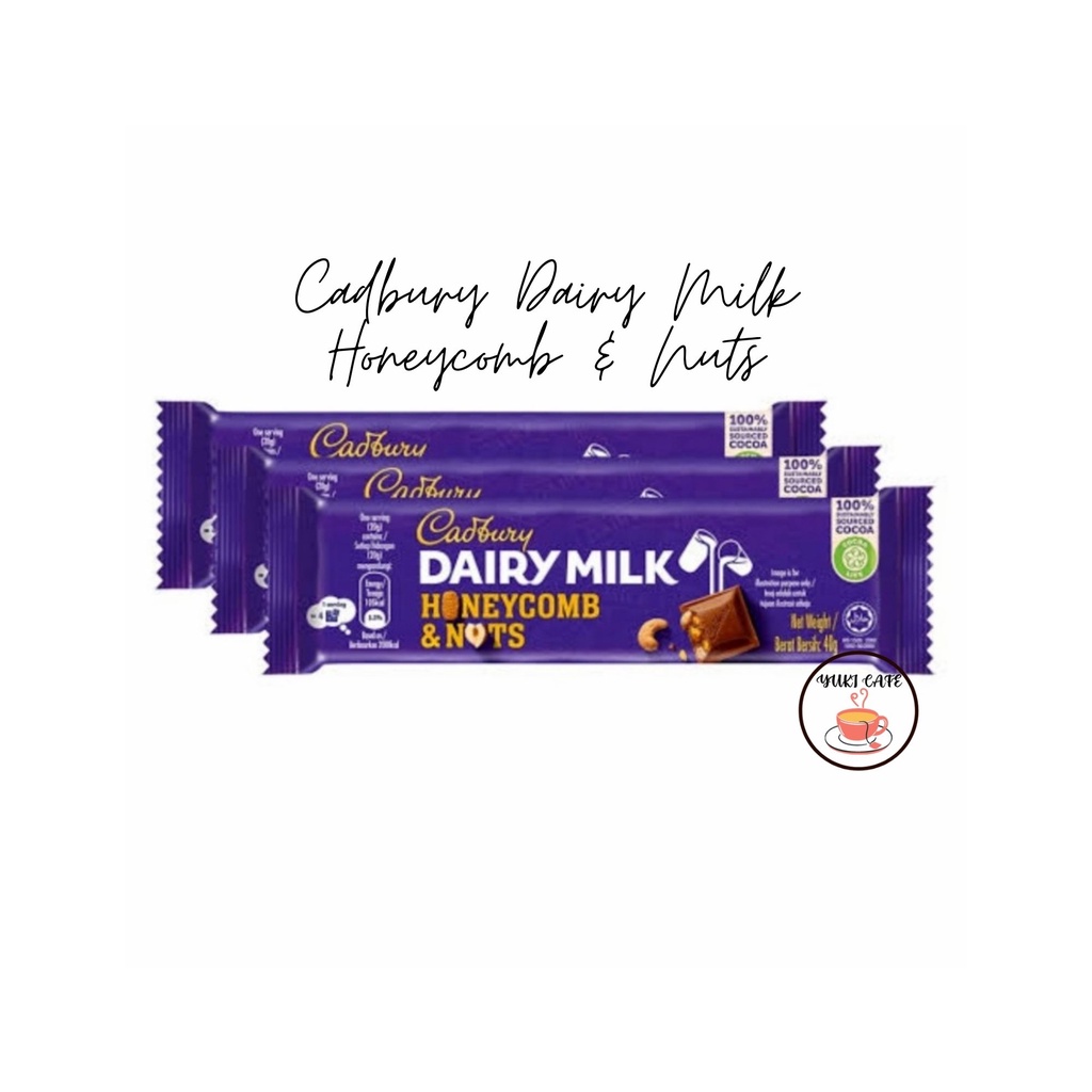 

COKELAT - CADBURY DAIRY MILK HONEYCOMB & NUTS