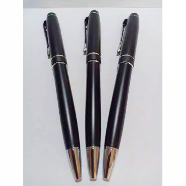 

Pen metal / Pen besi / Pulpen stainless / Ballpoint / Bp 018 dpt dicustom Logo perusahaan / Nama