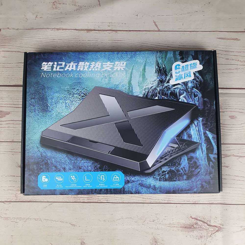 IDN TECH - Taffware MC Gaming Cooling Pad Laptop 6 Fan - Q3