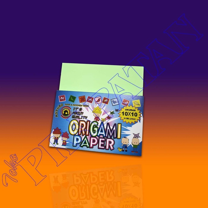 

Senikertas- Kertas Lipat Origami 10 X 10 Cm / Origami Paper Asturo -Kertas-Seni.