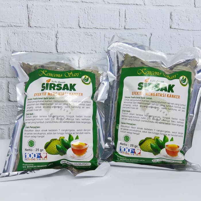 

Teh Herbal Daun Sirsak Kencono Sari Efektif Mengatasi Kanker ORIGINAL