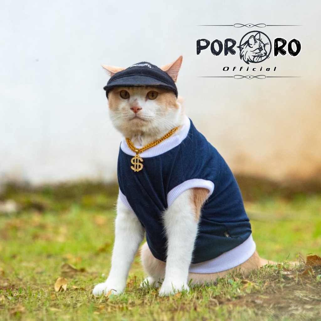 Baju Kucing Murah Lucu Asesoris Hewan Kaos Combed 30S