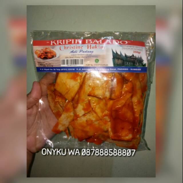 Keripik Balado Sanjay Padang Christine Hakim 250g Kripik Balado Empuk Khas Padang Dijamin Asli 100 Shopee Indonesia