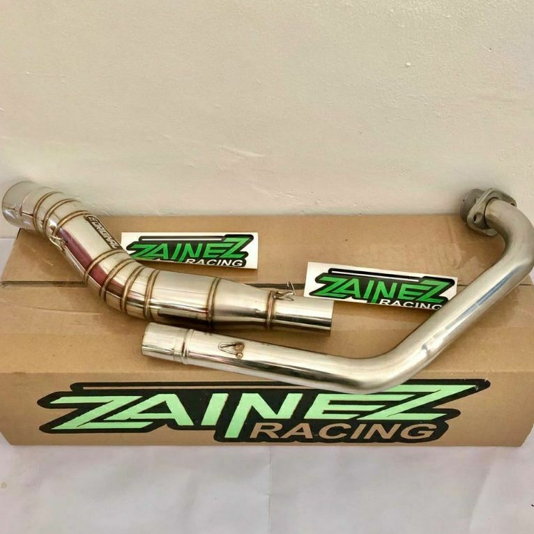 Original Zainez Pipa leher knalpot Satria Fu fi karbu GSX 150 Sonic 150 GTR 150 R15 v2 v3 Vixion CBR