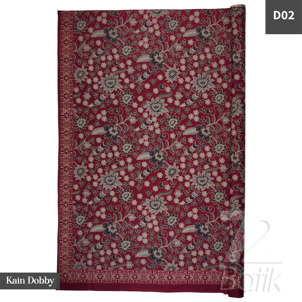 KAIN BATIK PREMIUM Dobby Motif Kembang Warna Merah Abang Dolbi Dobi Doby Viscos 727785 Cap 72 Jarik Jarit Samping Kebat Panjang Batik Dobby Modern Premium Bahan Seragam Batik Pernikahan Kantor Keluarga Murah Kamen Jadi Batik Bali Lembaran