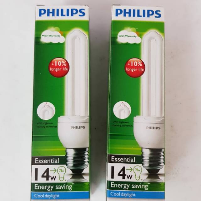 LAMPU PHILIPS ESSENTIAL PUTIH 14 WATT