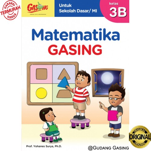 Buku Matematika Gasing SD 3B karya prof. Yohanes Surya