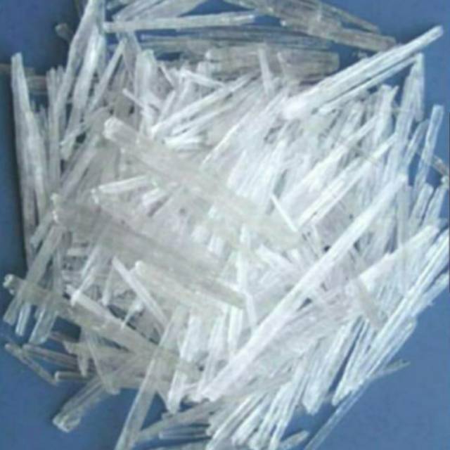 

Crystal Menthol Kristal Mentol Natural Murni Pure FOOD Grade Organik Serti MUI Halal 10 Gram