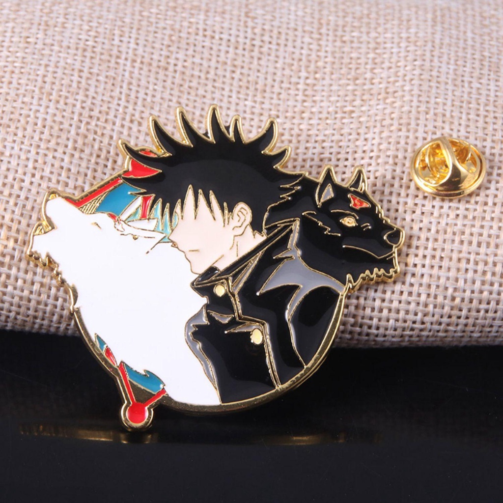 Lily Bros Koleksi Liontin Lencana Figure Kancing Pin Jujutsu Kaisen