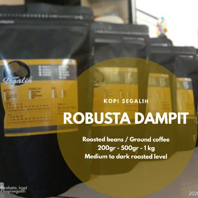 

Kopi Segalih Fine Robusta Dampit / Semeru 500g kualitas ekspor