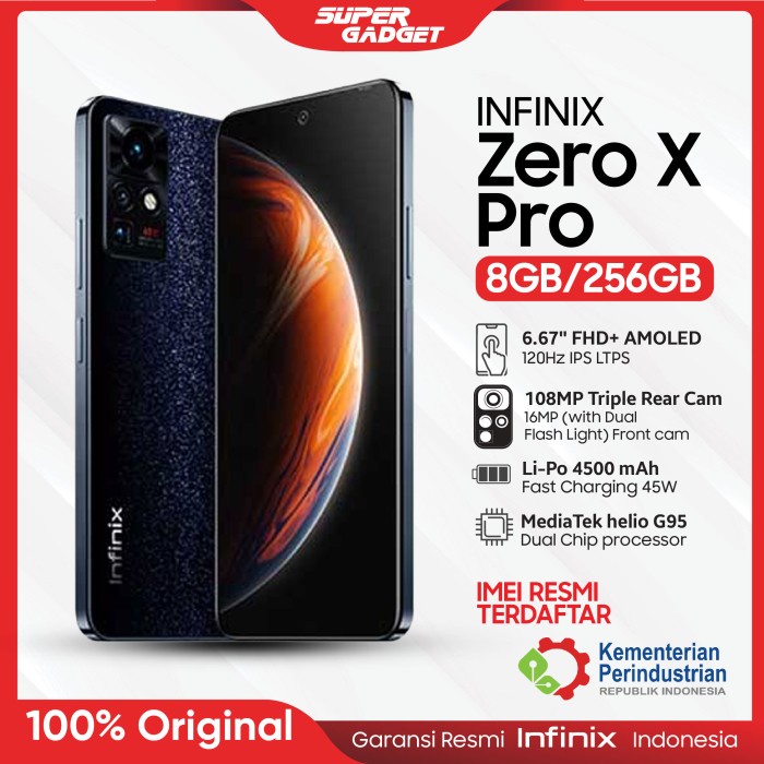 Infinix Zero X Pro 8/256 GB RAM 8 ROM 256GB Handphone Hp Smartphone