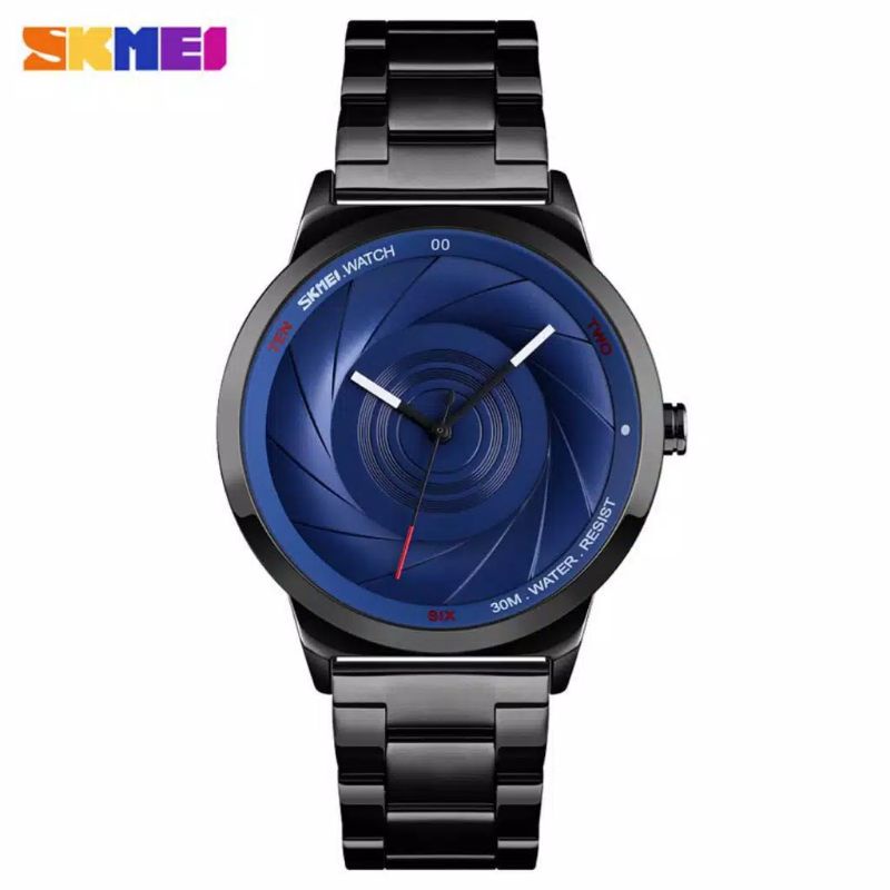 {COD} SKMEI 9210 Jam Tangan Pria Analog | Jam Tangan Cowok Keren | Jam Tangan Bagus Tali Stainless Stell