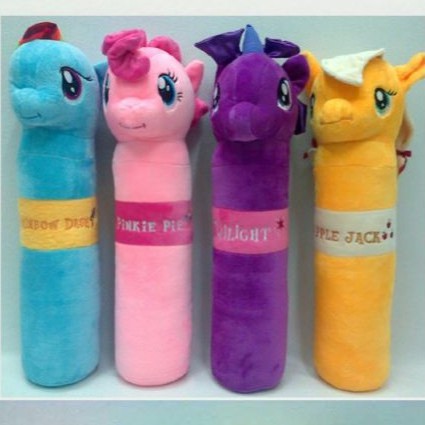 Guling Kuda Pony Animasi M/60cm Pinkie Pie Rainbow Dase Twilight Apple Jack/Giling Little Pony/Guling karakter