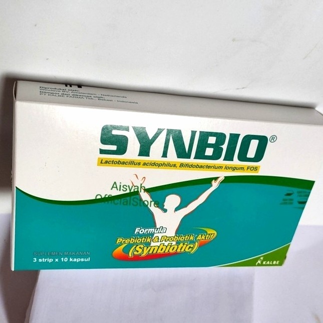 Kesehatan - Synbio - Probiotik - Harga Box= 3 Strip -Suplemen Kesehatan Pencernaan